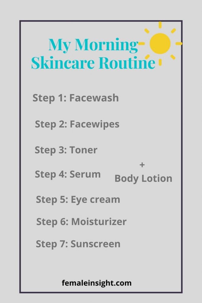 My Morning Skincare Routine min